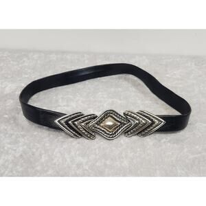 Vintage REVCOR Womens Silver & Gold-Tone Concho Belt Buckles